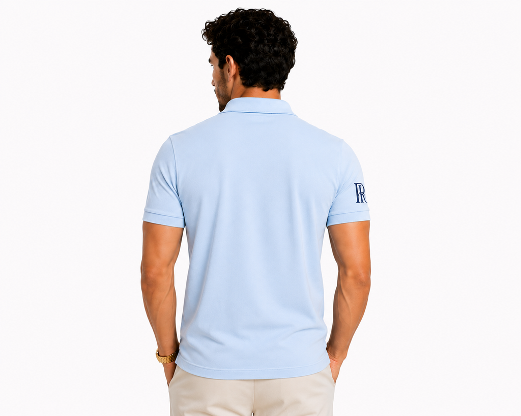 Richard Polo Shirt-Sky Blue