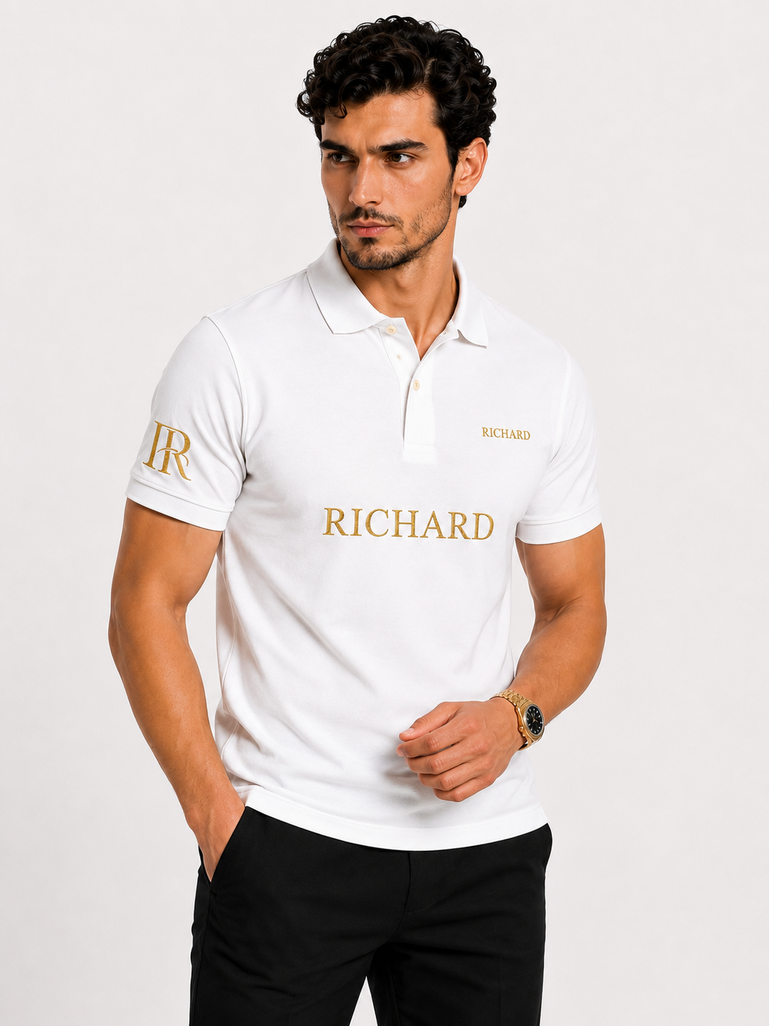 Richards Prestige Polo - White