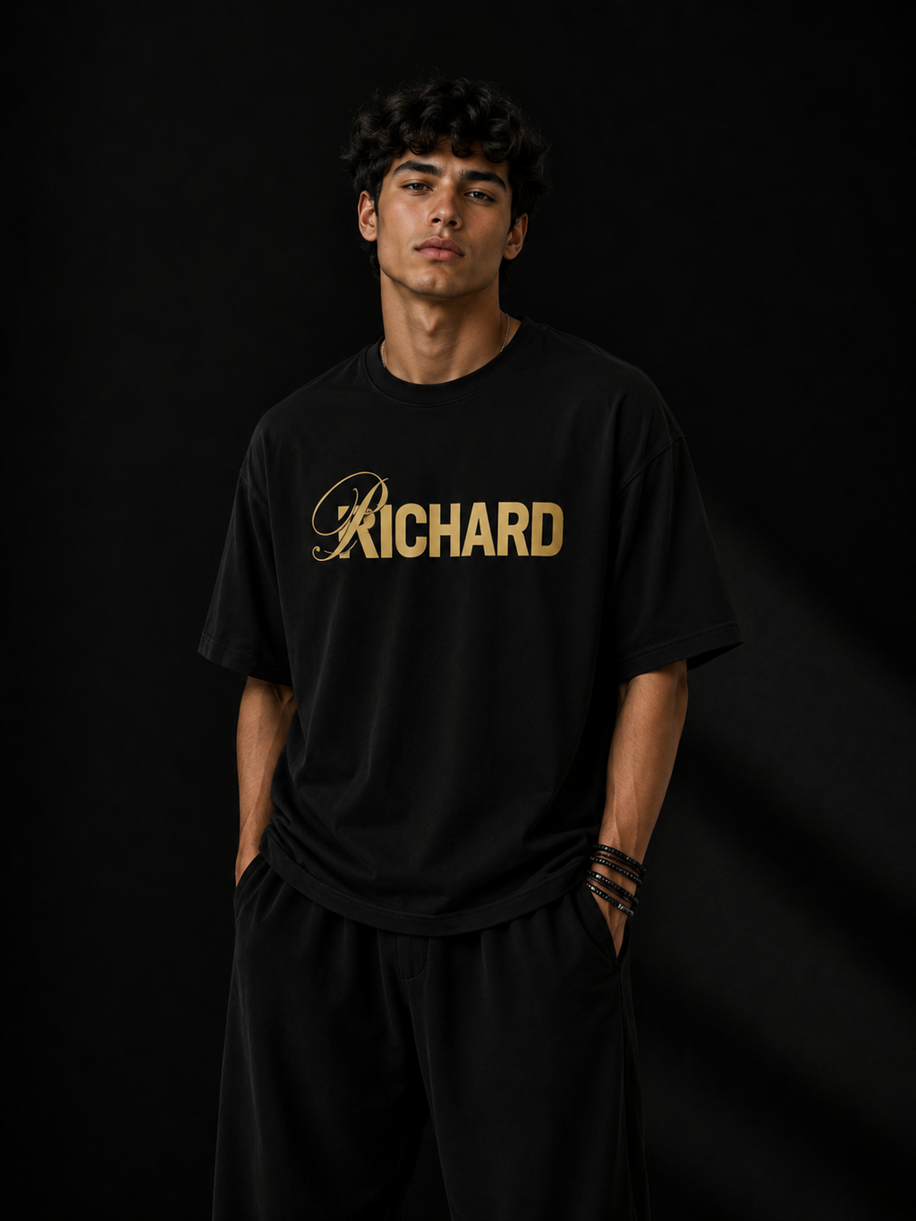 Black Oversized T-Shirt