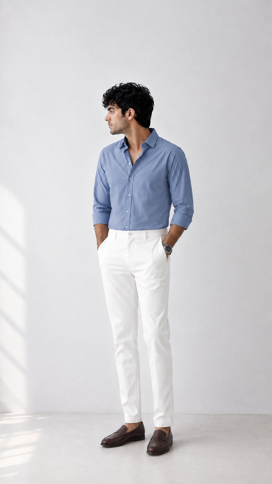 Richards' Casual Shirt - Sky Blue