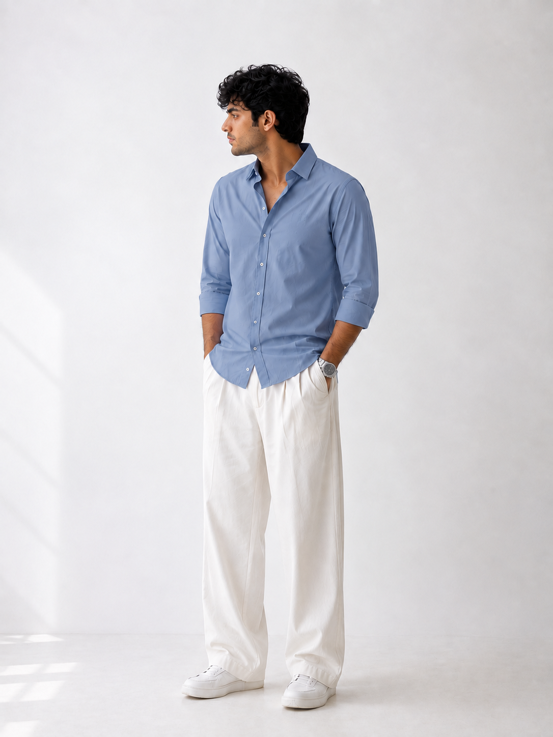 Richards' Casual Shirt - Sky Blue