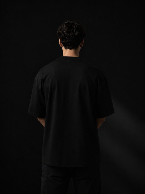 Oversized Polo-Black