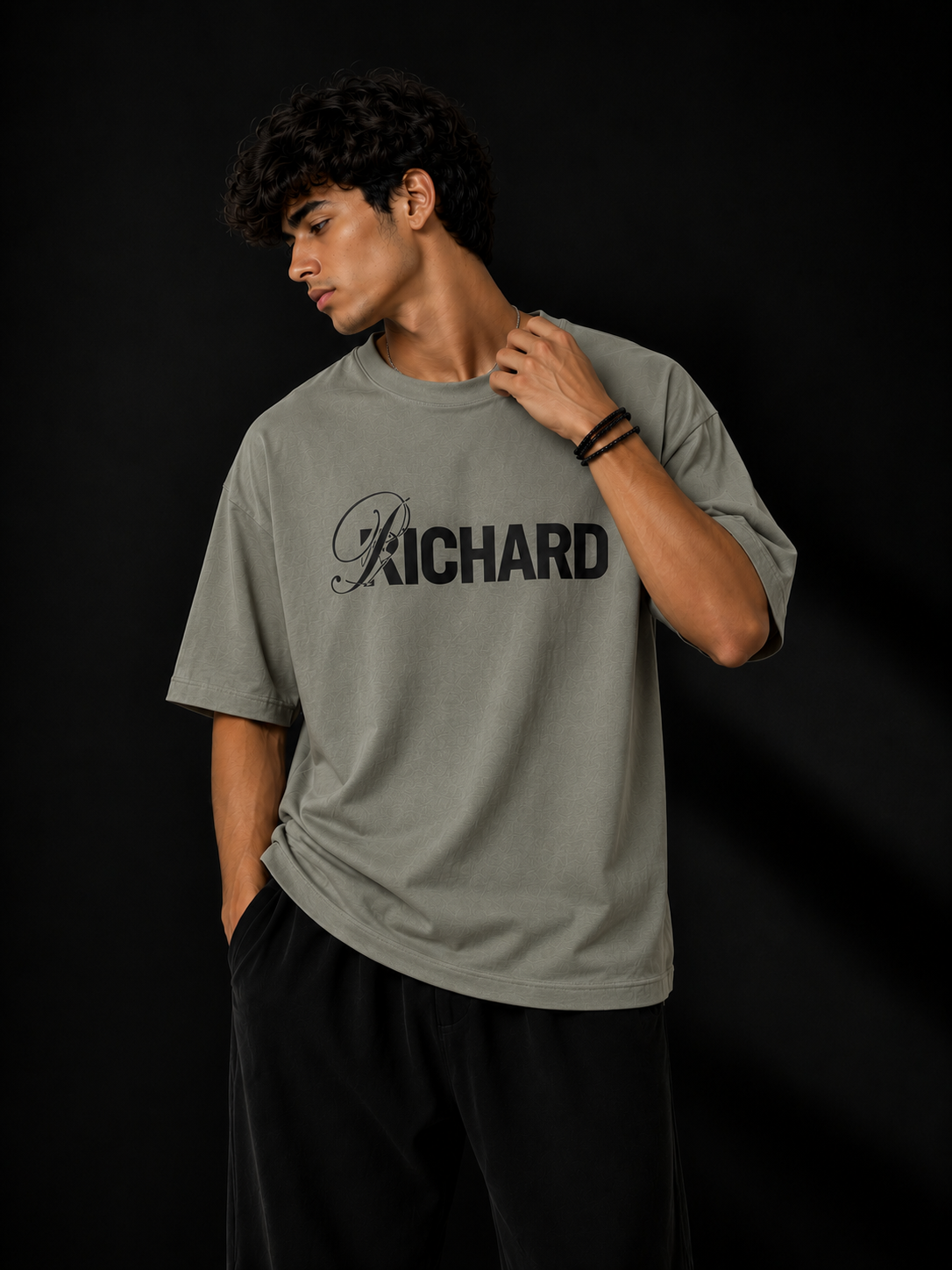Grey Oversized T-Shirt