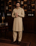 Premium Wash & Wear Shalwar Kameez-Beige